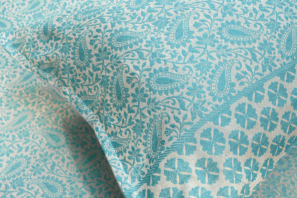 Himroo Mishroo Bedsheet - The Sky Mirage
