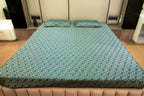 Himroo Super Bedsheet - The Sky Mirage