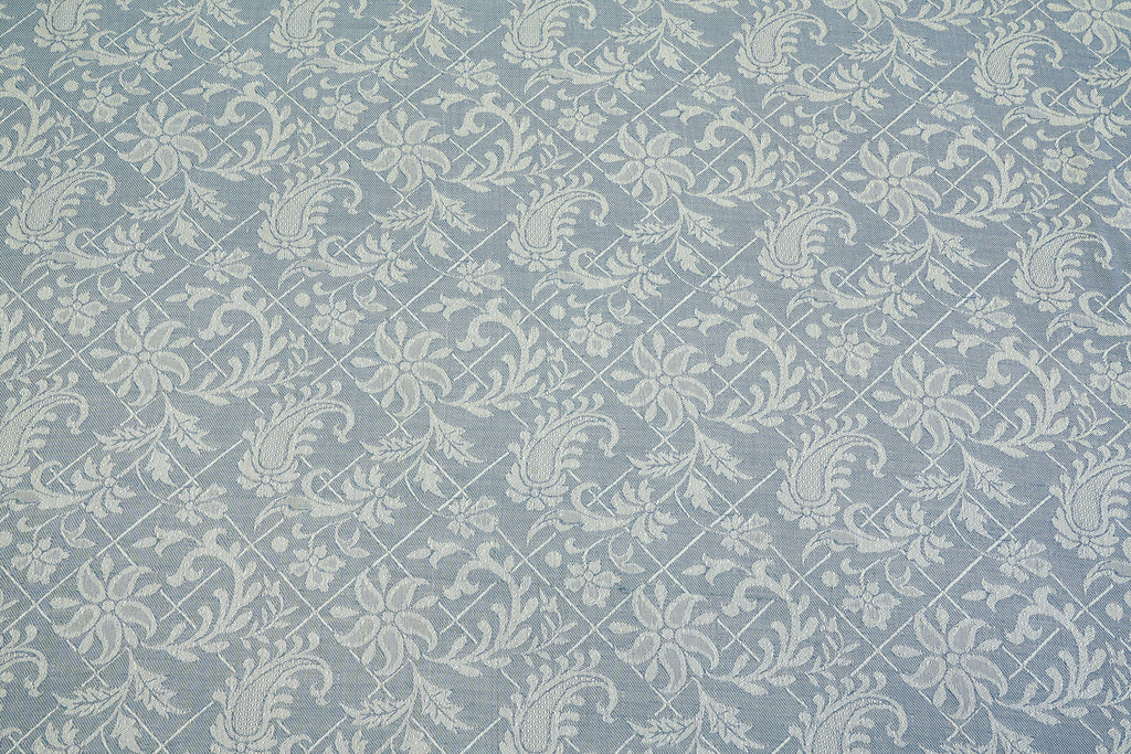 Himroo Staplon Bedsheet - The Silver Sage