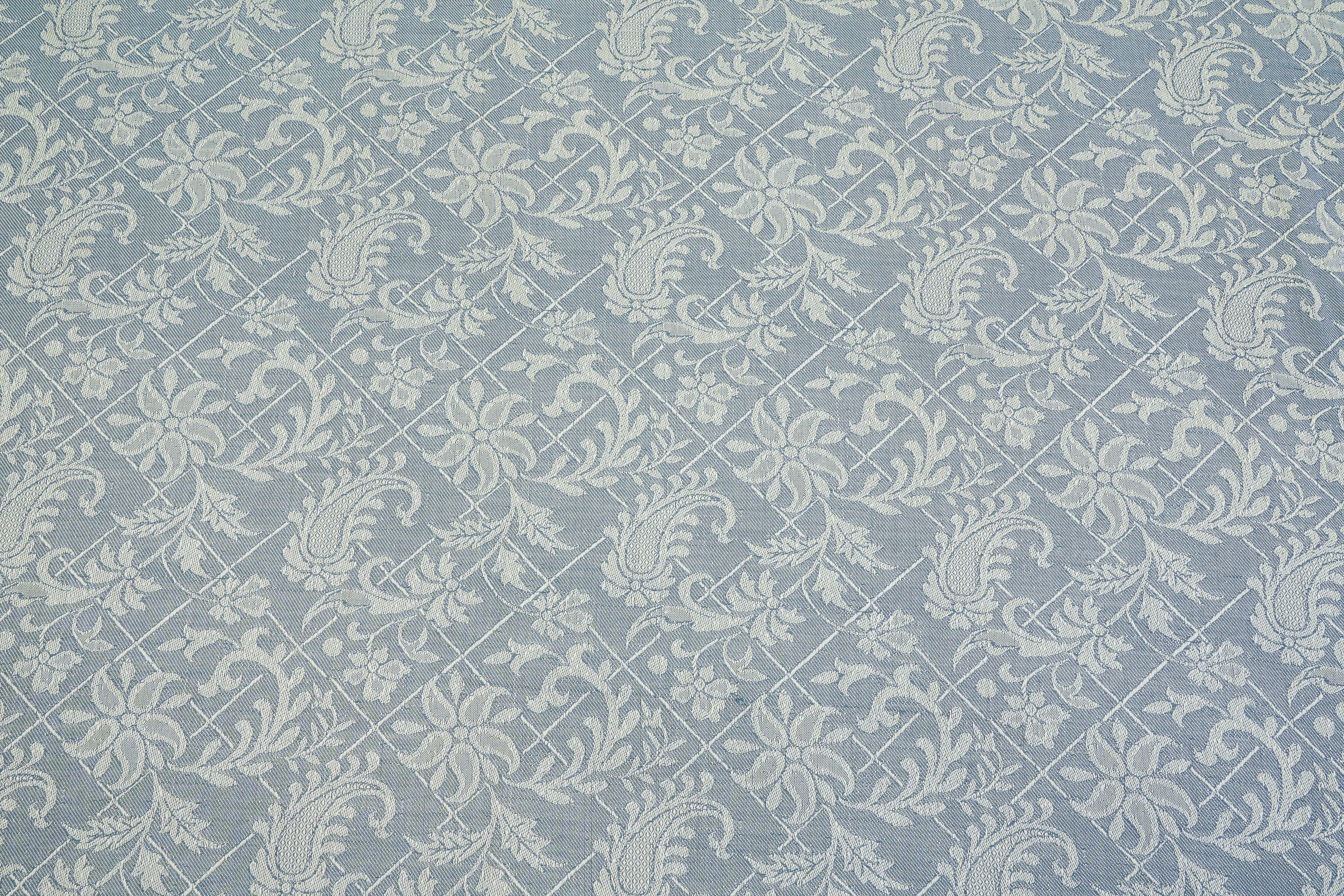 Himroo Staplon Bedsheet - The Silver Sage