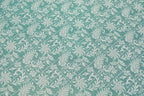 Himroo Staplon Bedsheet - The Sky Pearl