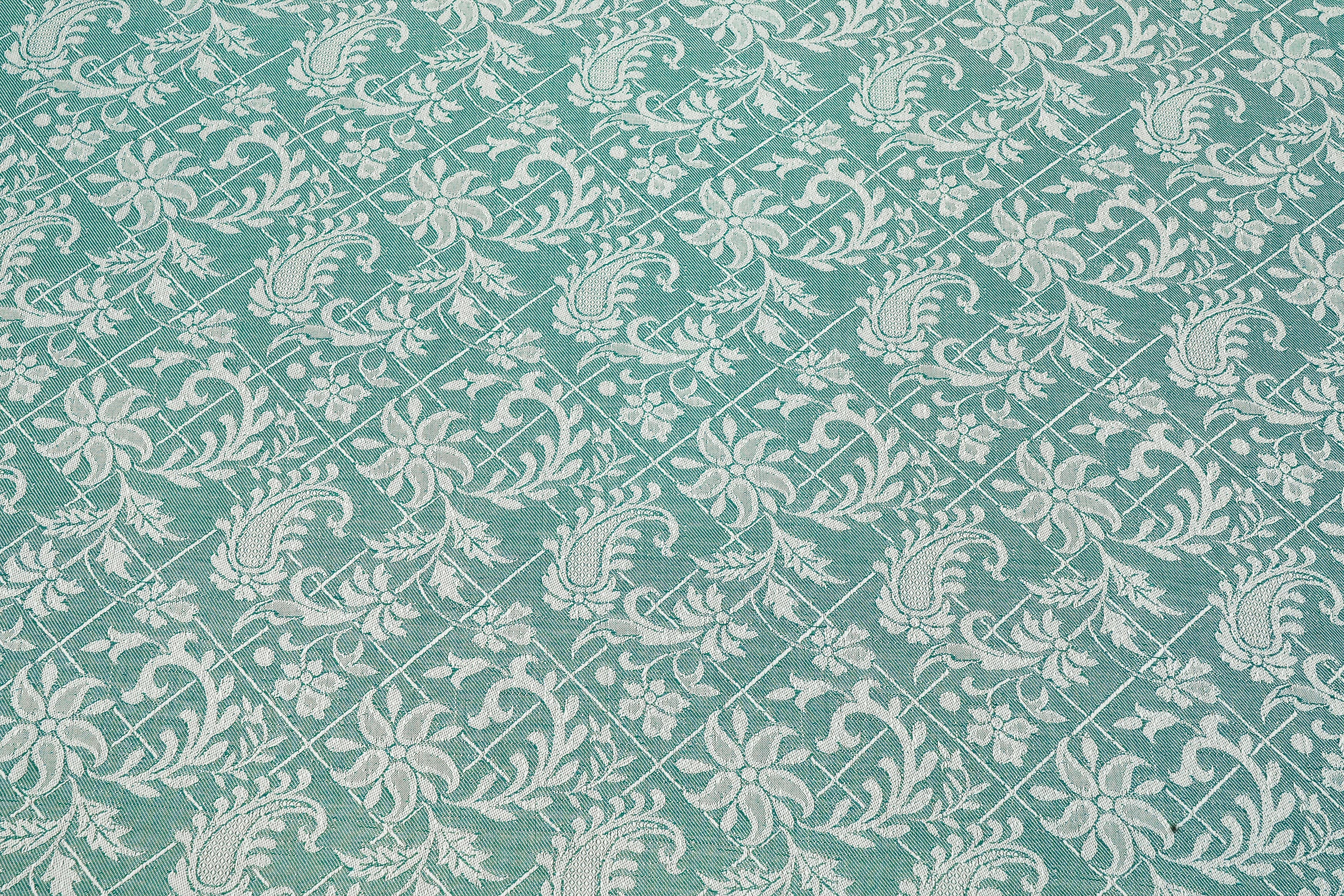 Himroo Staplon Bedsheet - The Sky Pearl