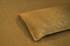 Himroo Sapphire Bedsheet  - The Sunlit Charm