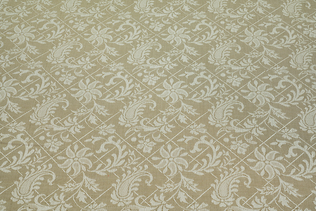 Himroo Staplon Bedsheet - The Olive Aura