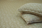 Himroo Staplon Bedsheet - The Olive Aura