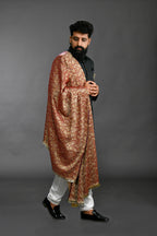 Himroo Shawl - The Burgundy Royale