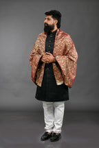 Himroo Shawl - The Burgundy Royale