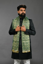 Himroo Shawl - The Emerald Dusk