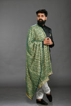 Himroo Shawl - The Emerald Dusk