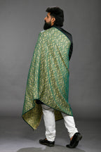 Himroo Shawl - The Emerald Dusk