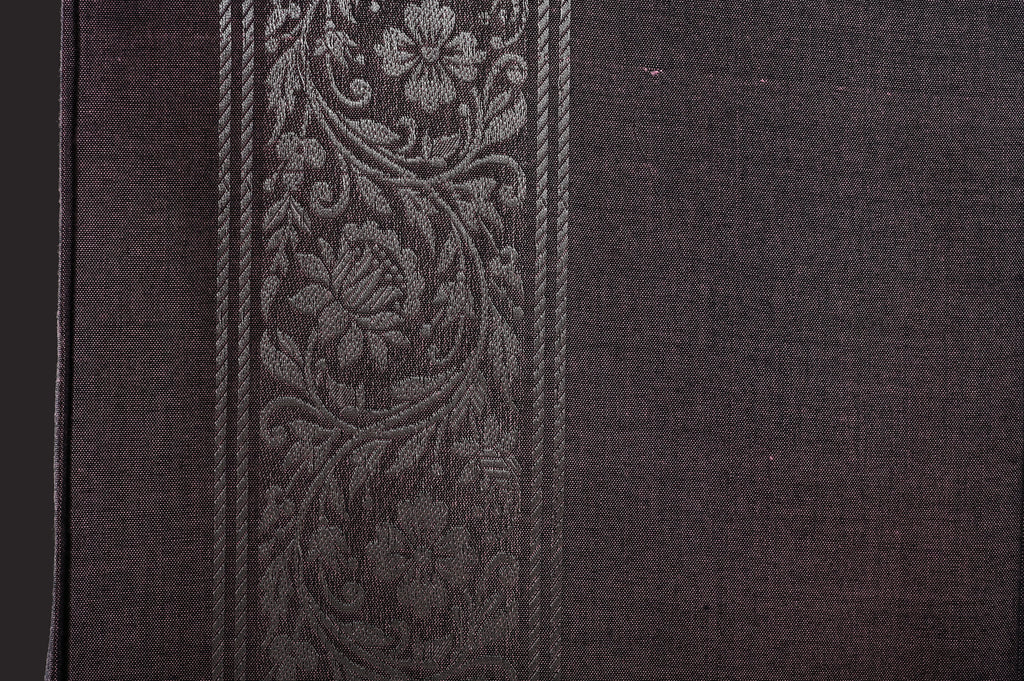 Himroo Novelty Dark Shawl - The Crimson Sheen