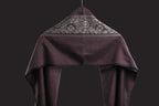 Himroo Novelty Dark Shawl - The Crimson Sheen