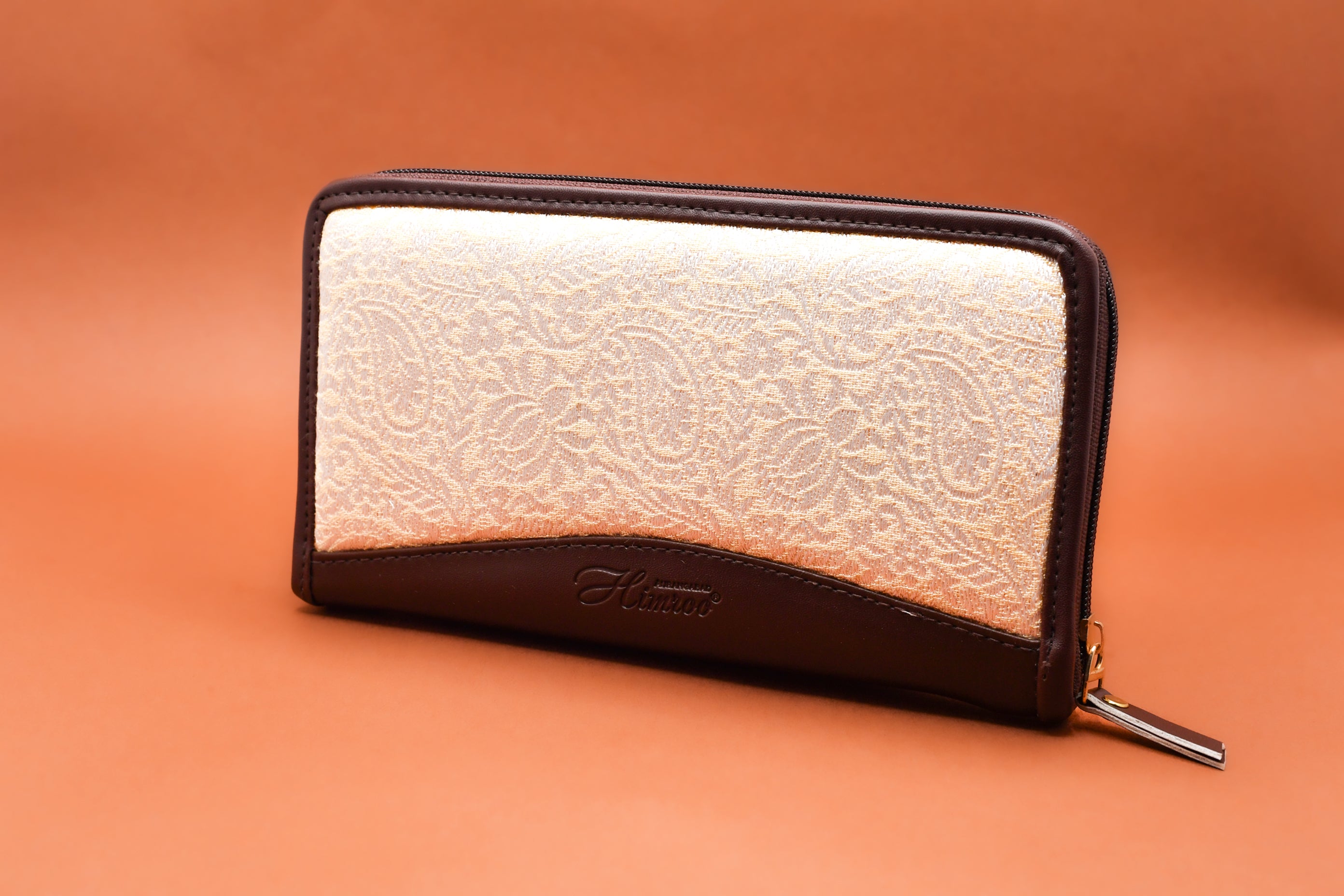 Himroo Purse - The Ivory Weave