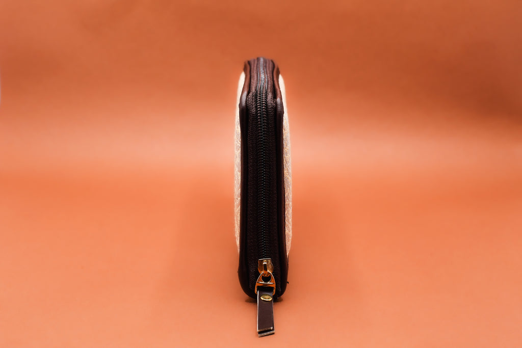 Himroo Purse - The Ivory Weave