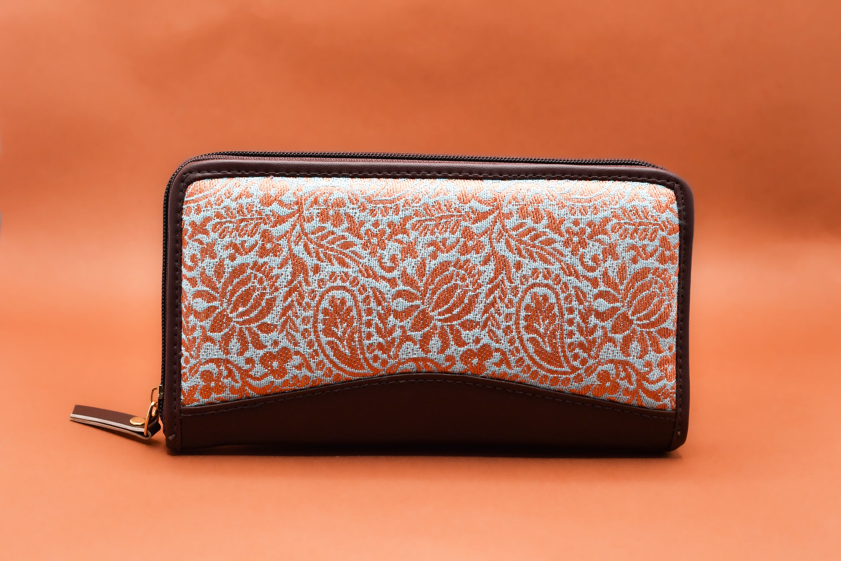 Himroo Purse - The Amber Sky