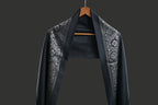 Himroo Novelty Dark Shawl - The Silver Ash