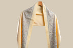 Himroo Novelty Light Shawl - The Cream Dusk