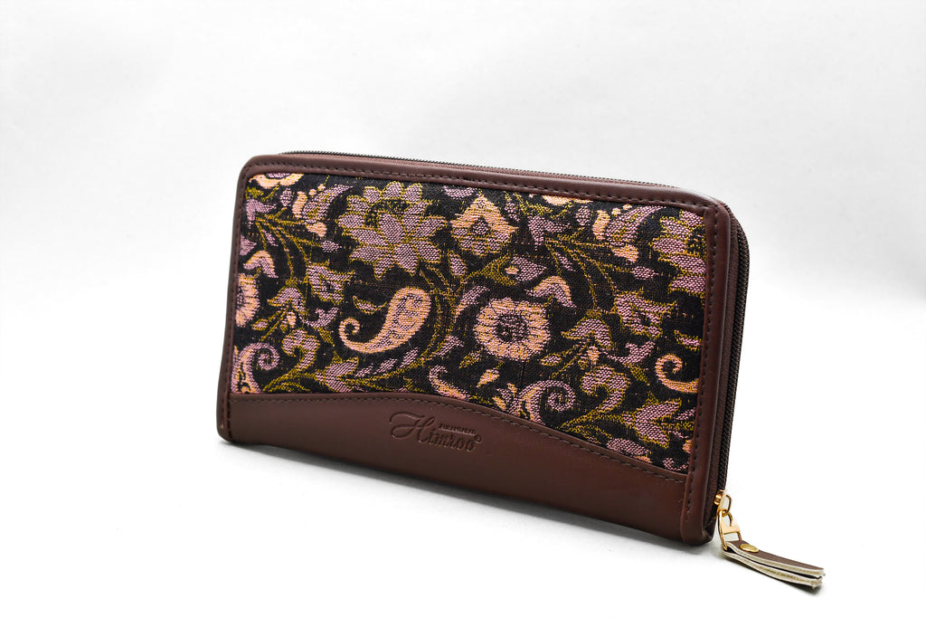 Himroo Purse - The Blush Noir