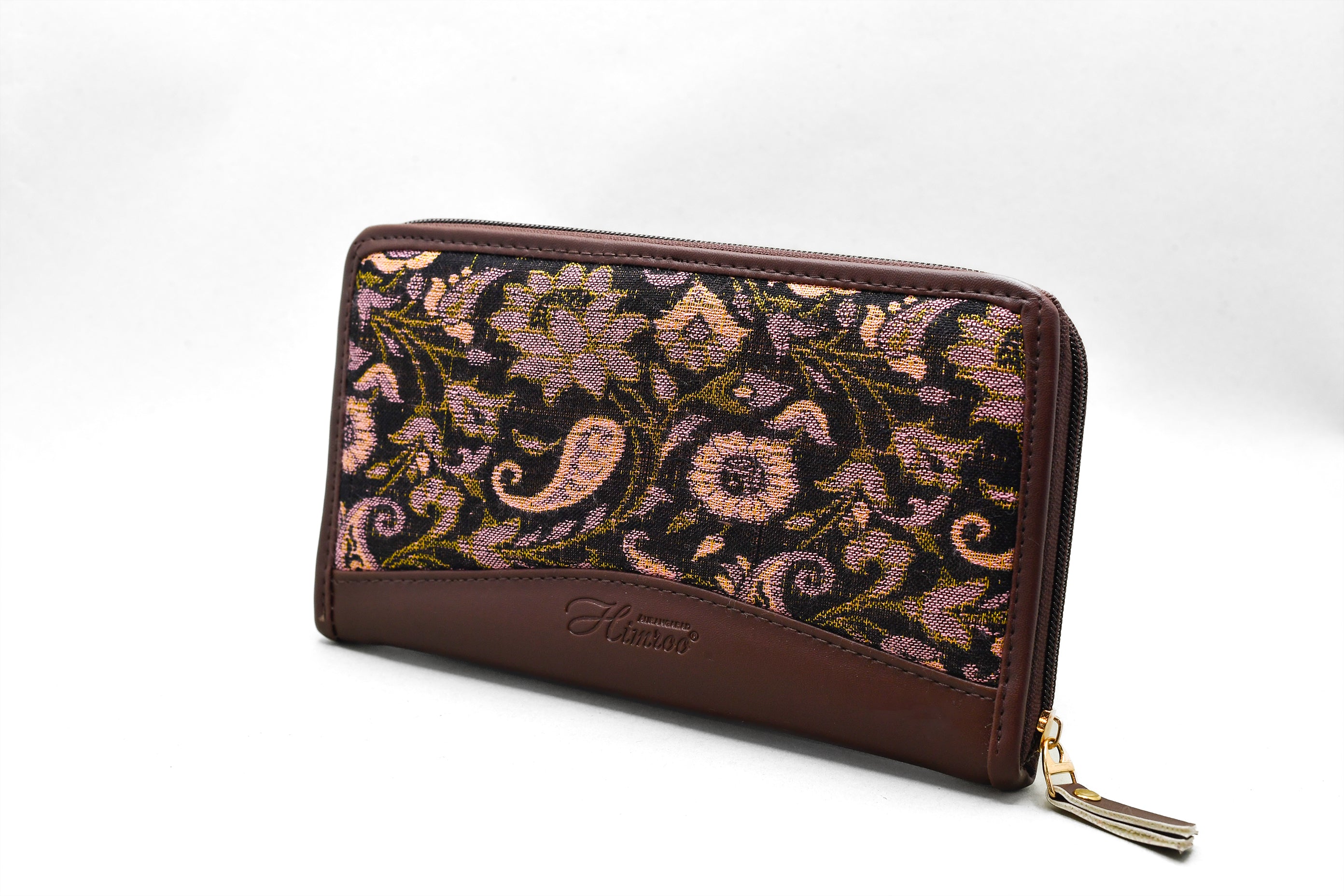 Himroo Purse - The Blush Noir