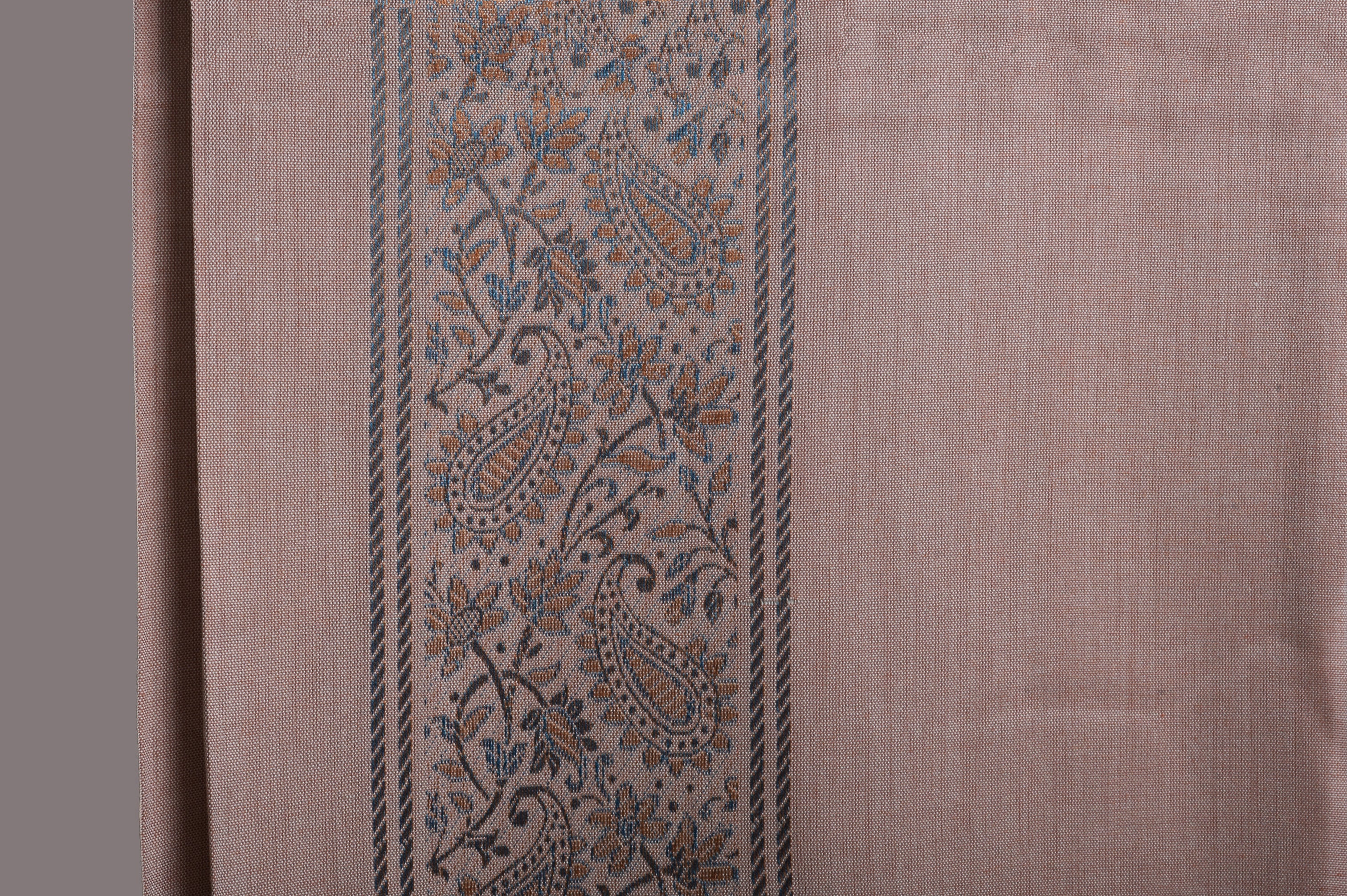 Himroo Novelty Light Shawl - The Peach Dew