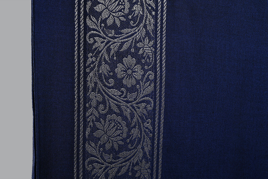 Himroo Novelty Dark Shawl - The Midnight Royal