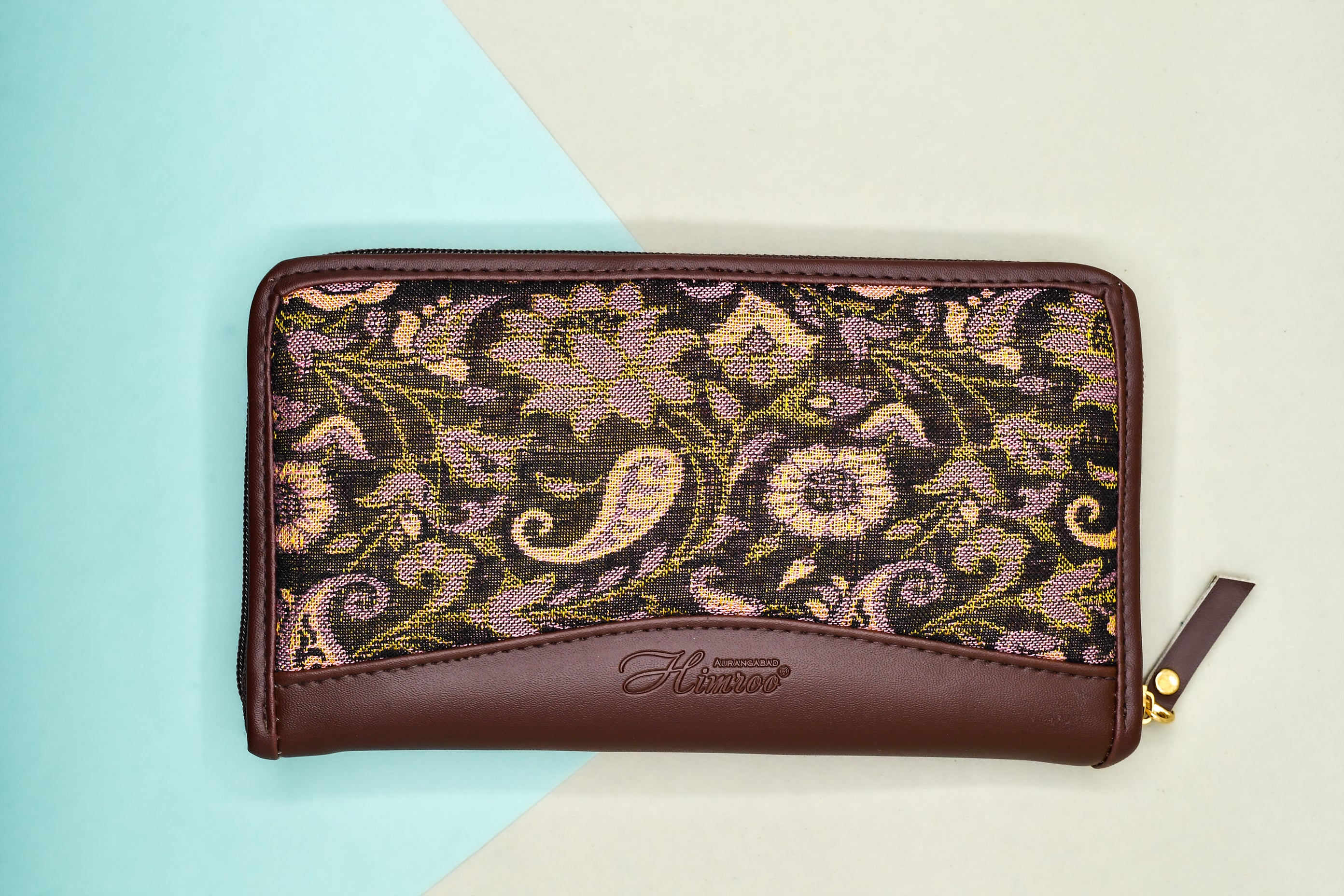 Himroo Purse - The Blush Noir