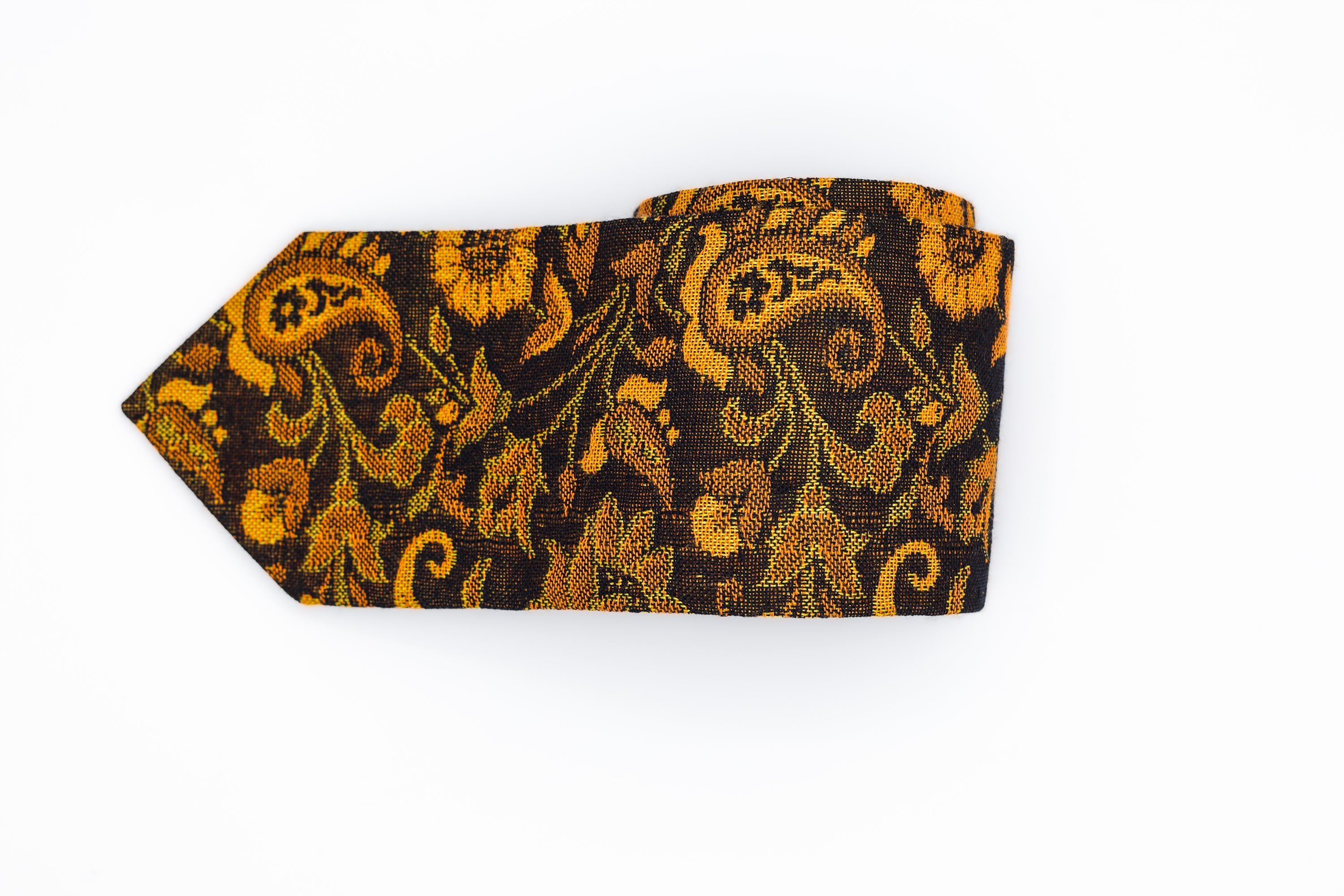 Himroo Tie - Amber Sunset