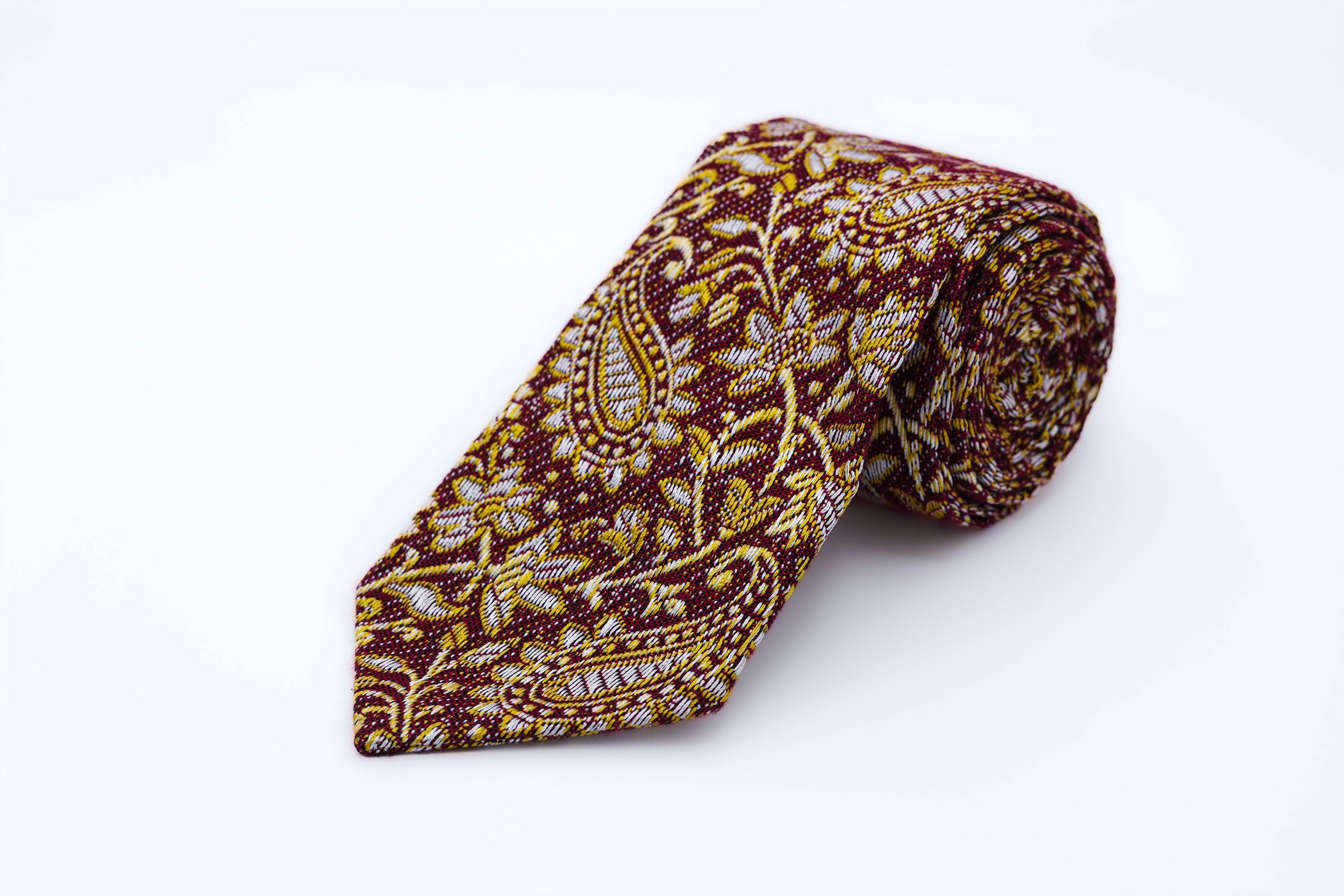 Himroo Tie - The Regal Ember