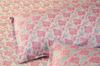 Himroo Galaxy Bedsheet - The Rose Orbit
