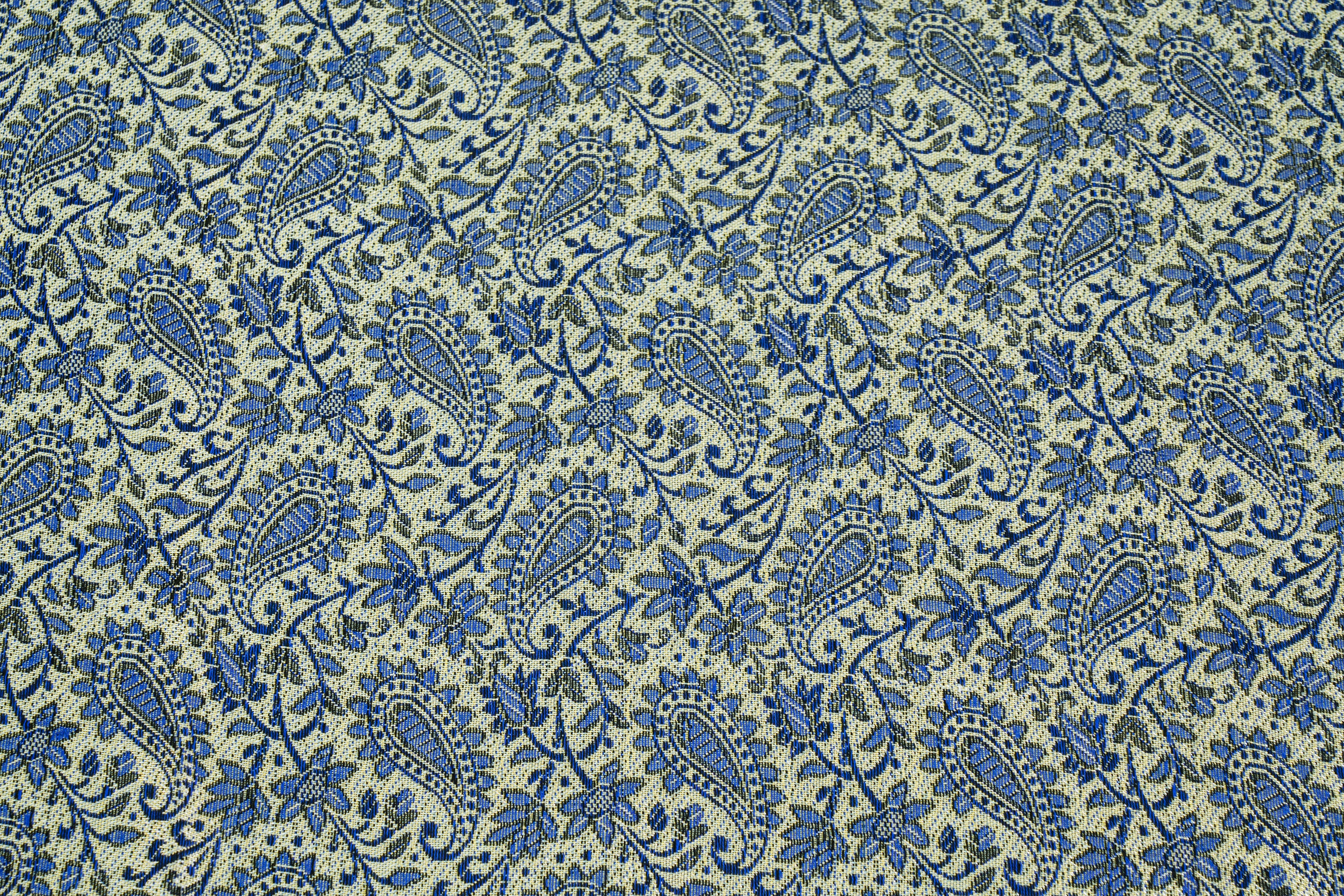 Himroo Mishroo bedsheet - The Azure Harmony