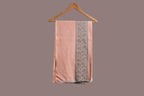 Himroo Novelty Light Shawl - The Peach Bloom